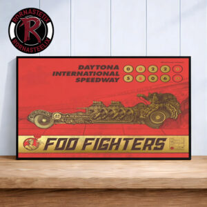 Foo Fighters Welcome To Rockville 2026 Festival At Daytona International Speedway On May 8 2026 Daytona Florida Poster Horizontal Landscape