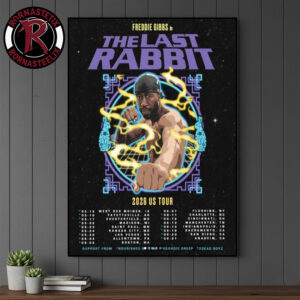 Freddie Gibbs The Last Rabbit Tour 2026 US Tour Schedule Tour Dates Poster Canvas Decor