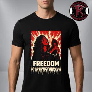 Freedom Iranian Lady Burning Khamenei Photo Unisex T-Shirt