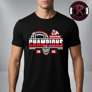 Fresno State Bulldogs Champions Snoop Dogg Arizona Bowl 2025 Locker Room Unisex T-Shirt