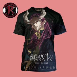 Frieren Beyond Journey’s End Season 3 Releases On October 2027 All Over Print Shirt