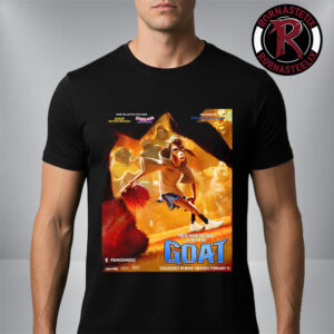 GOAT Movie Official New Poster For Sony Pictures In Theaters On February 13 2026 Unisex T-Shirt