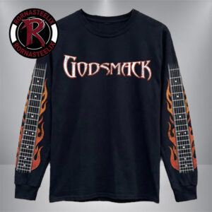 Godsmack The Rise Of Rock World Tour 2026 Flame Guitar Long Sleeve
