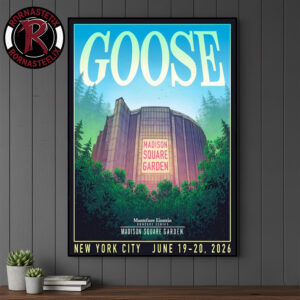 Goose Band Event Poster Montefiore Einstein Concert Series At Madison Square Garden On June 19-20 2026 New York City Poster Canvas Decor
