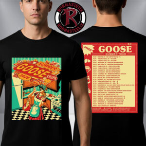 Goose Band Summer 2026 Tour Schedule Tour Dates Unisex T-Shirt Two Sided