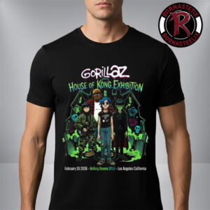 Gorillaz House of Kong Exhibition Venue Tee Show On February 26 2026 At Rolling Greens DTLA Los Angeles CA Unisex T-Shirt