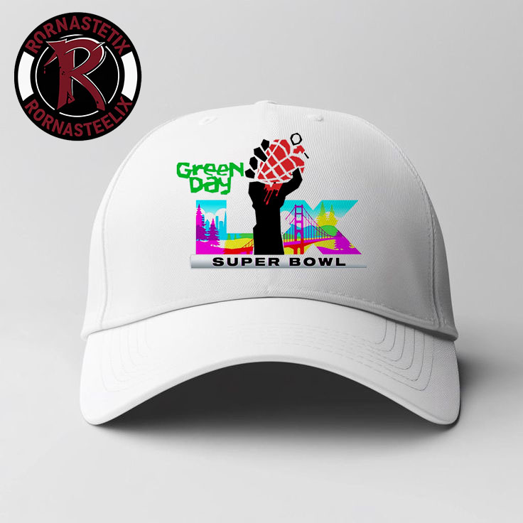Green Day x NFL Super Bowl LX 2026 Opening Ceremony Hat Cap Green Day x NFL Super Bowl LX 2026 Opening Ceremony Hat Cap