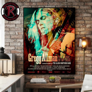 Gregg Allman The Music Of My Soul 2026 Rolling Stone Covers Poster Canvas Decor