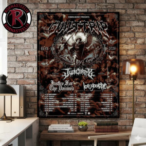 Guilt Trip Armour Of Angels UK And Europe 2026 Schedule Tour Dates Poster Canvas Decor