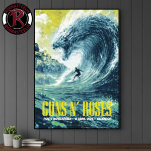 Guns N Roses 2026 Brazil Salvador Show At Fonte Nova Arena On April 15 2026 Poster Canvas Decor