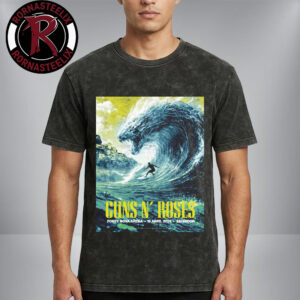 Guns N Roses 2026 Brazil Salvador Show At Fonte Nova Arena On April 15 2026 Washed T-Shirt