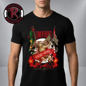 Guns N Roses 2026 Sao Paulo Poster Show At Allianz Park at Monsters of Rock On April 4 2026 Unisex T-Shirt