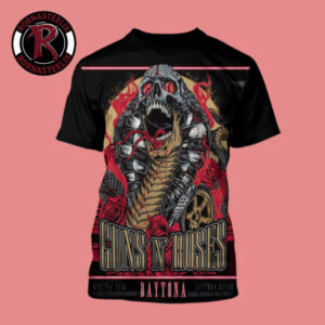 Guns N Roses Event Poster At Welcome To Rockville Festival 2026 On May 7 2026 Daytona Beach All Over Print Shirt
