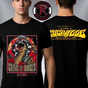 Guns N Roses Event Tee At Welcome To Rockville Festival 2026 On May 7 2026 Daytona Beach Florida Unisex T-Shirt Two Sided
