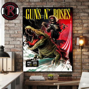 Guns N Roses Kick Off F1 Miami Grand Prix At Hard Rock Live On April 30 2026 Hollywood Florida Poster Canvas Decor