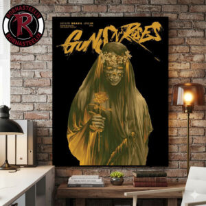 Guns N Roses Sao Luis Brazil 2026 Live At Estadio Governador Joao Castelo On April 21 2026 Poster Canvas Decor
