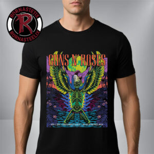 Guns N Roses Venue Poster At Sao Jos? do Rio Preto On April 7 2026 Brazil Unisex T-Shirt
