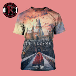 Harry Potter New Series HBO Max 2027 It Begins Art By Augusto Garcia All Over Print Shirt