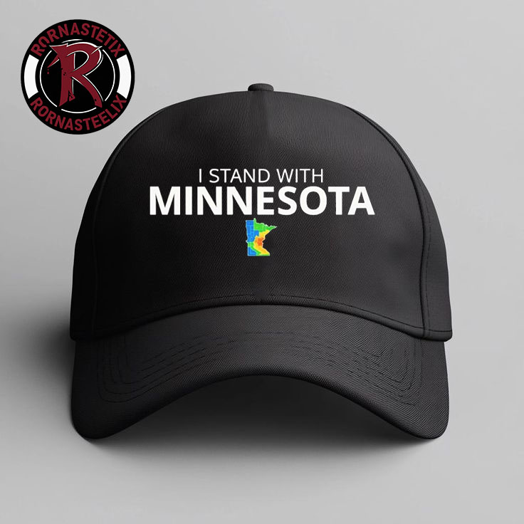 I Stand With Minnesota State Pride Minnesotan Resident ICE Out Hat Cap I Stand With Minnesota State Pride Minnesotan Resident ICE Out Hat Cap
