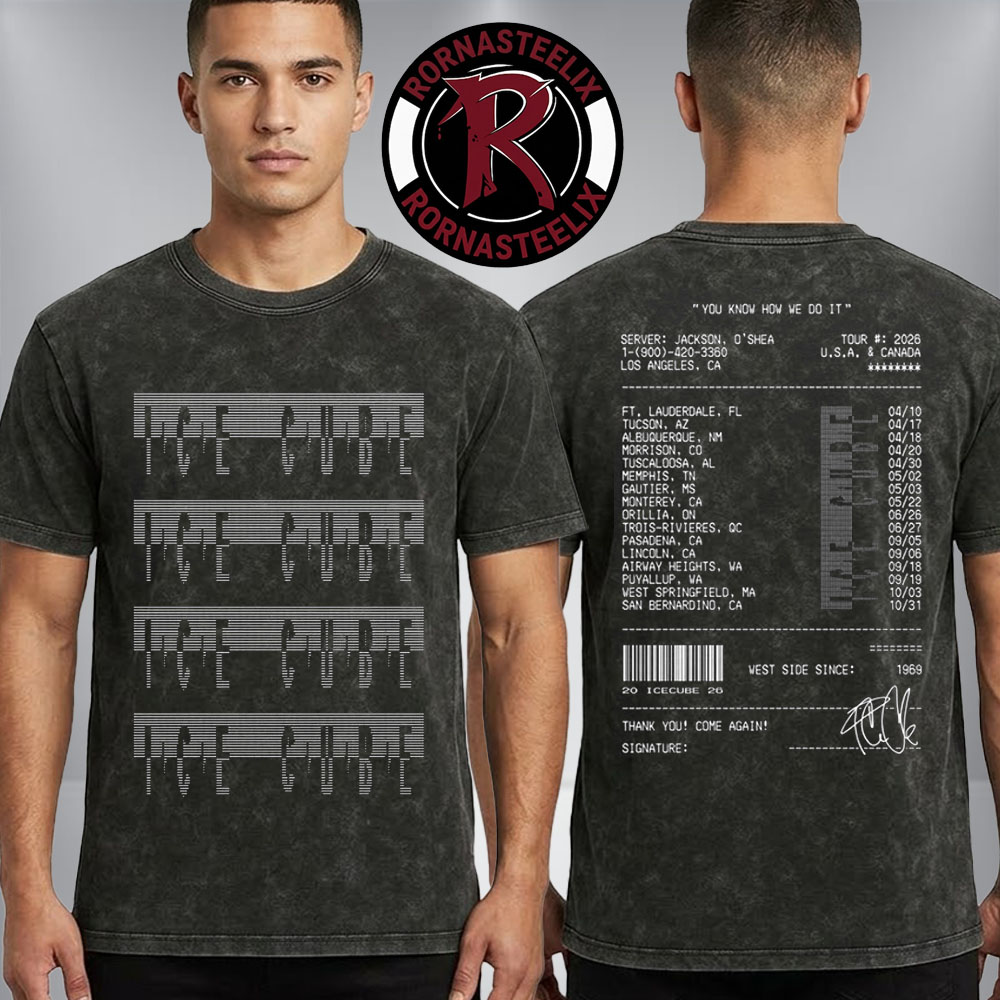 Ice Cube 2026 Tour You Know How We Do It Merch Collection Washed T-Shirt Ice Cube 2026 Tour You Know How We Do It Merch Collection Washed T-Shirt