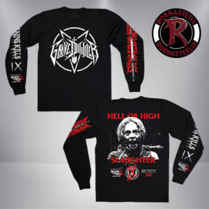 Ice Knife Kills x Grave Diggler Ready Or Not 2 Merch Hell Or High Slaughter Unisex T-Shirt