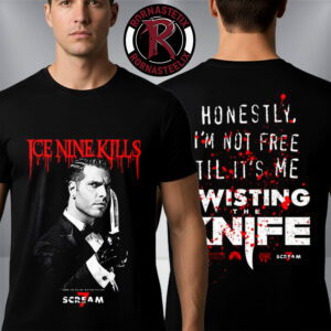 Ice Nine Kill x Scream 7 Don?t Hang Up Twisting The Knife Collab Merch Unisex T-Shirt Two Sided