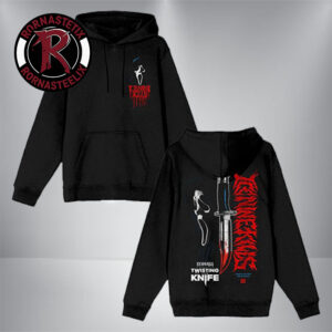 Ice Nine Kill x Scream 7 Knife Knowin’ You Twisting The Knife Collab Merch Unisex Hoodie