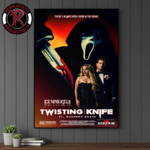 Ice Nine Kill x Scream 7 Twisting The Knife Collab Poster Canvas Decor