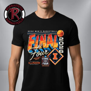 Illinois Fighting 2026 Men’s Basketball NCAA Final Four Indianapolis Unisex T-Shirt