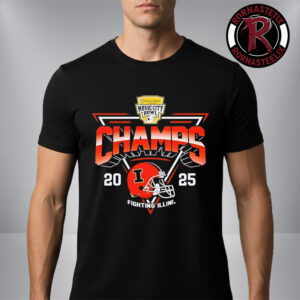 Illinois Fighting Illini Champions 2025 Music City Bowl Championship Helmet Unisex T-Shirt