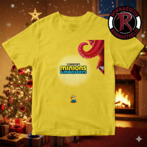 Illumination’s Minions And Monsters Official Poster Only In Theaters July 1 2026 Unisex T-Shirt