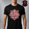 Indiana Hoosiers 2025 Big Ten Football Champions Unisex T-Shirt Indiana Hoosiers 2025 Big Ten Football Champions Unisex T-Shirt