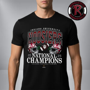 Indiana Hoosiers 2025 National Champions CFP Helmet Unisex T-Shirt