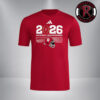 Indiana Hoosiers CFP 2026 National Championship Participant Unisex T-Shirt Indiana Hoosiers CFP 2026 National Championship Participant Unisex T-Shirt