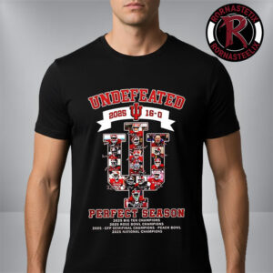 Indiana Hoosiers CFP National Champions 2025-26 Undefeated 2025 Perfect Season Unisex T-Shirt