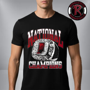 Indiana Hoosiers Champions CFP 2025 National Championship National Champions Ring Unisex T-Shirt