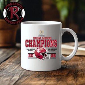 Indiana Hoosiers Champions College Football Playoff National Championship 2026 Mug Cup