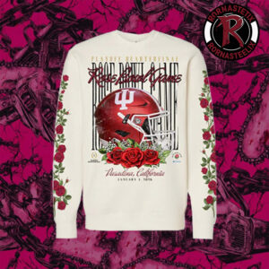 Indiana Hoosiers Rose Bowl Collection Something Inked 2026 Rose Bowl Vintage Helmet Long Sleeve