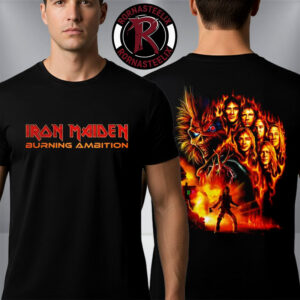 Iron Maiden Burning Ambition Movie 2026 Exclusive Merchandise Unisex T Shirt Two Sided