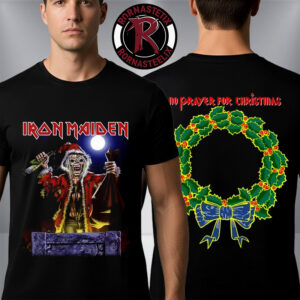 Iron Maiden No Prayer For Christmas Unisex T-Shirt Two Sided