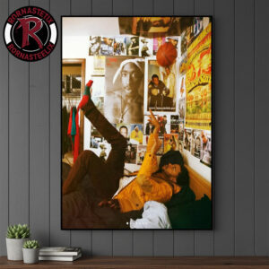 J. Cole The Fall Off Back Cover Photos From J Cole?s Childhood Bedroom Poster Canvas Decor