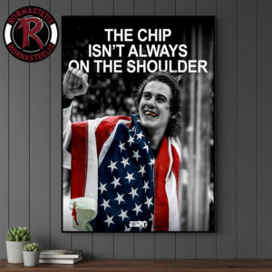 Jack Hughes Teeth Gold Champion Olympics Winter 2026 The Chip Isn?t Always On The Shoulder Poster Canvas Decor
