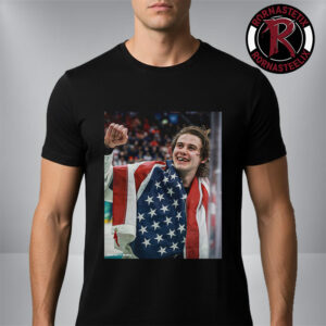 Jack Hughes Teeth Gold USA Hockey Team Olympics Winter 2026 Champion Unisex T-Shirt