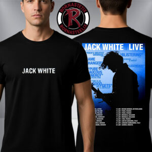 Jack White Live In Europe 2026 Schedule Tour Dates Unisex T-Shirt Two Sided