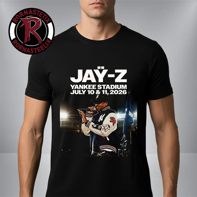 Jay Z 2 Nights Celebrates Iconic Albums Reasonable Doubt July 10 And The Blueprint July 11 2026 At Yankee Stadium Unisex T-Shirt Jay Z 2 Nights Celebrates Iconic Albums Reasonable Doubt July 10 And The Blueprint July 11 2026 At Yankee Stadium Unisex T-Shirt