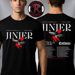Jinjer North American Tour 2026 Schedule Tour Dates Unisex T-Shirt Two Sided