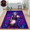 Jinx League of Legends Badass Jinx Arcane Home Decor Rug Carpet Jinx League of Legends Badass Jinx Arcane Home Decor Rug Carpet