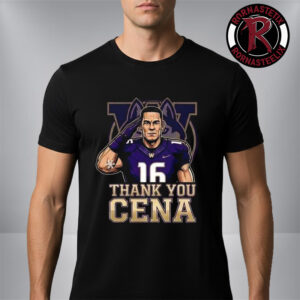 John Cena x Washington Huskies Thank You Cena WWE Legend Final Match December 13 2025 Retirement Tour 2025 Unisex T-Shirt