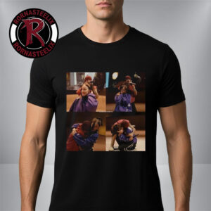 Justin Bieber and Billie Eilish During One Less Lonely Girl At Coachella Day 2 Unisex T-Shirt
