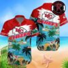 Kansas City Chiefs Weed Red Pattern Hawaiian Shirt Kansas City Chiefs Weed Red Pattern Hawaiian Shirt